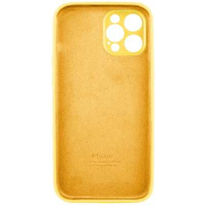 Чохол для смартфона Silicone Full Case AA Camera Protect for Apple iPhone 12 Pro Max 56,Sunny Yellow (FullAAi12PM-56) - зображення 2