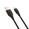 Кабель BOROFONE BX17 Enjoy, кабель для зарядки и синхронизации данных Micro-USB 1м 2А Черный (BX17MB)