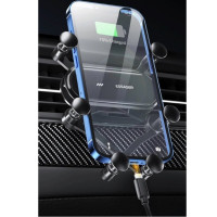Автотримач для телефона Essager Vios Gravity Car Mount Phone Holder  black (EZJZL-WC01) (Цвет Черный) - фото № 2