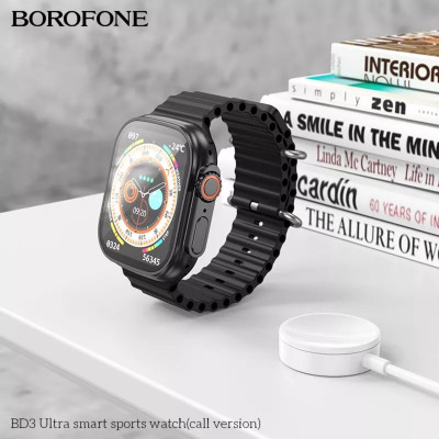 Смартгодинник Borofone BD3 Ultra smart sports watch(call version) Black - зображення 2