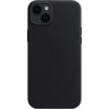 Чохол для смартфона Leather AAA Full Magsafe IC for iPhone 15 Black
