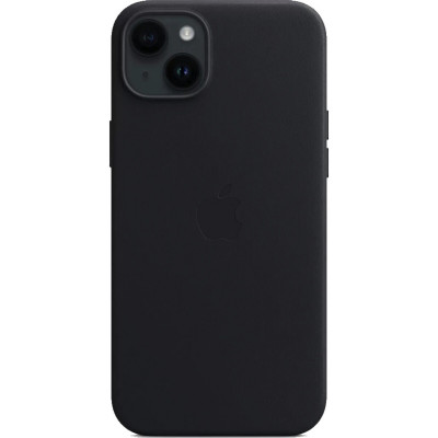 Чохол для смартфона Leather AAA Full Magsafe IC for iPhone 15 Black - изображение 1