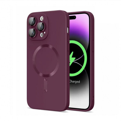 Чохол для смартфона Cosmic Frame MagSafe Color for Apple iPhone 15 Wine Red (FrMgColiP15WineRed) - изображение 1
