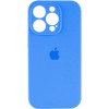 Чохол для смартфона Silicone Full Case AA Camera Protect for Apple iPhone 15 Pro 38,Surf Blue
