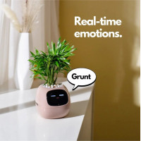 Інтерактивний розумний горщик для рослин Ivy Smart Planter Tuya AI, Pink (Колір 7089) - фото № 2