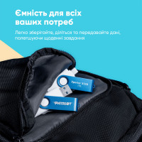 Флеш-накопичувач Patriot USB 3.2 Gen 1 Xporter X550 128GB Type-A+C (Цвет Белый) - фото № 6