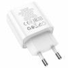 Мережевий зарядний пристрій HOCO C80A Plus Rapido PD20W+QC3.0 charger White - зображення 5