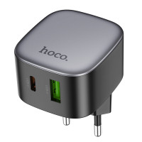 Мережевий зарядний пристрій HOCO CS32A Rise PD20W+QC3.0 charger Black (Колір 7073) - фото № 3