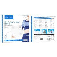 Ваги підлогові HOCO HI21 Smart body fat scale White  - фото № 2