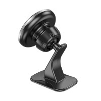 Автотримач для телефона BOROFONE BH63 Graceful magnetic Car holder Black Silver (Колір Черный) - фото № 3