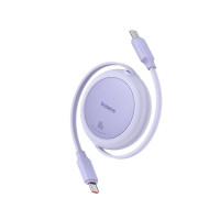 Кабель Baseus Free2Pull Mini Charging Cable USB-C to USB-C 60W 1m Nebula Purple  - фото № 3
