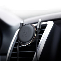 Автотримач для телефона Baseus Magnetic Car Mount Phone Holder with Cable Clip Air Vent Version Cluster Black (Цвет Cluster-Black) - фото № 5