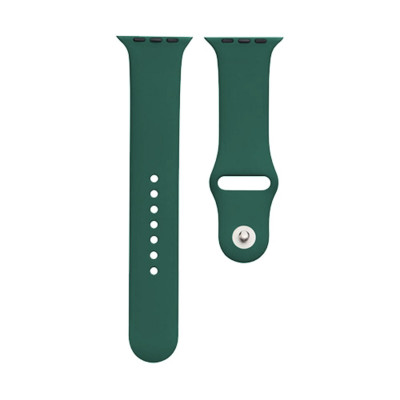 Ремінець для годинника Apple Watch Silicone Classic 42/44/45/49mm 58.Pine Green - изображение 1