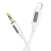 Аудіокабель BOROFONE BL20 True sound silicone digital audio conversion cable iP White (Колір Білий) - фото № 3