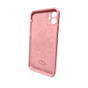 Чохол для смартфона Silicone Full Case AA Camera Protect for Apple iPhone 11 Pro Max кругл 41,Pink - изображение 2
