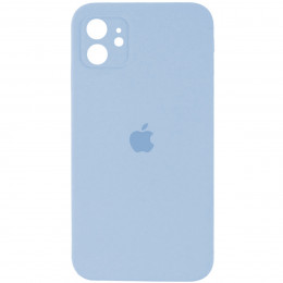 Чохол для смартфона Silicone Full Case AA Camera Protect for Apple iPhone 11 27,Mist Blue