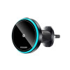 Автотримач для телефона з БЗП ESSEGER element magnetic wireless charging car holder 15W Black (7073)- № 2