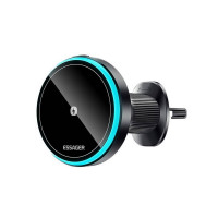 Автотримач для телефона з БЗП ESSEGER element magnetic wireless charging car holder 15W Black (Цвет 7073) - фото № 2