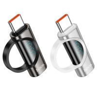 Адаптер HOCO UA32 C male to C female display adapter Black (Цвет 7073) - фото № 5