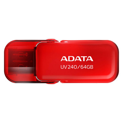 Flash A-DATA USB 2.0 AUV 240 64Gb Red (AUV240-64G-RRD) - зображення 1