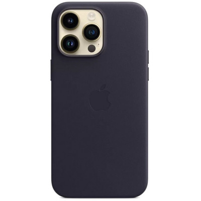 Чохол для смартфона Leather AAA Full Magsafe IC for iPhone 15 Pro Violet - изображение 1