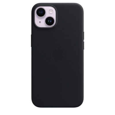 Чохол для смартфона Leather AAA Full Magsafe IC for iPhone 15 Black - зображення 3