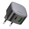 Мережевий зарядний пристрій HOCO CS32A Rise PD20W+QC3.0 charger Black (7073)- № 5