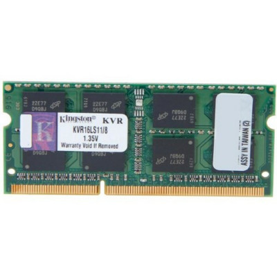 DDR3L Kingston 8GB 1600MHz CL11 Blue SODIMM - зображення 1