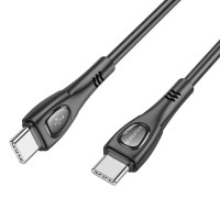 Кабель BOROFONE BX98 Type-C to Type-C Superior 60W charging data cable Black (Колір Черный) - фото № 2