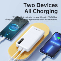 Зовнішній акумулятор REMAX Noah Series 20W+22.5W PD+QC Fast Charging Power Bank 20000mAh  RPP-316 White (Цвет White) - фото № 4