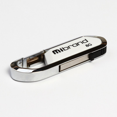 Flash Mibrand USB 2.0 Aligator 8Gb White - зображення 1