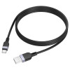 Кабель HOCO X109 Energy silicone charging data cable Type-C (L=1M) Black (7073)- № 5