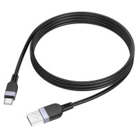 Кабель HOCO X109 Energy silicone charging data cable Type-C (L=1M) Black (Цвет 7073) - фото № 5