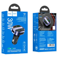 АЗП з FM-модулятором HOCO E70 PD30W+QC3.0 car BT FM transmitter Magic Night (Цвет Magic night) - фото № 4