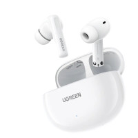 Бездротові навушники UGREEN WS200 HiTune T6 Hybrid Active Noise-Cancelling Earbuds(UGR-15158) (Цвет Белый) - фото № 2