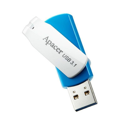 Flash Apacer USB 3.1 AH357  32GB Blue/White (AP32GAH357U-1) - зображення 1