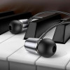 Навушники HOCO M108 Spring metal universal earphones with mic Metal Gray (6931474797575) - изображение 4