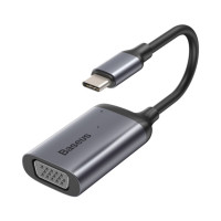USB-Hub Baseus Enjoyment Series Type-C to VGA+PD HUB Convertor (Колір Space Gray), Атикул k6928 |  купить на VILKI.NET - фото № 1