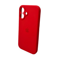 Чохол для смартфона Silicone Full Case AA Camera Protect for Apple iPhone 16 43,Berry Red (Колір Berry-Red) - фото № 4