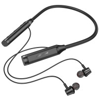 Бездротові навушники BOROFONE BE66 Motor neck-mounted BT headset Black (Колір Черный) - фото № 2