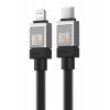 Кабель Baseus CoolPlay Series Fast Charging Cable Type-C to iP 20W 1m Black (Черный)- № 2