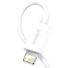 Кабель Baseus Superior Series Fast Charging Data Cable USB to iP 2.4A 2m White (White)- № 4