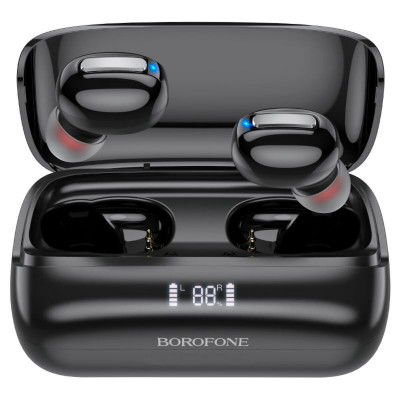 Навушники BOROFONE BE55 Perfect wireless BT headset Black (BE55B) - зображення 1
