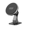 Автотримач для телефона BOROFONE BH63 Graceful magnetic Car holder Black Silver (Черный)- № 2