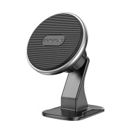 Автотримач для телефона BOROFONE BH63 Graceful magnetic Car holder Black Silver (Колір Черный) - фото № 2