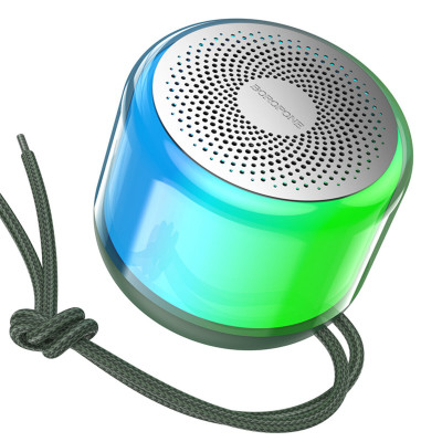 Портативна колонка BOROFONE BR28 Joyful sports BT speaker Dark Green (BR28DG) - зображення 1