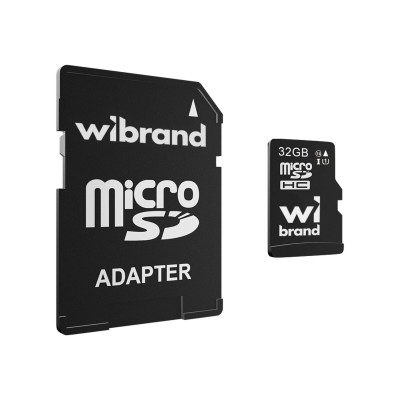 microSDHC (UHS-1) Wibrand 32Gb class 10 (adapter SD) - изображение 1