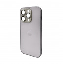 Чохол для смартфона AG Glass Matt Frame Color Logo for Apple iPhone 14 Pro Titanium Grey