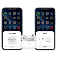 Бездротові навушники BOROFONE BW36 True wireless ANC noise reduction BT headset White (Колір Белый) - фото № 5