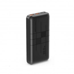Зовнішній акумулятор XO PR188 fast charge light display PD20W+QC22.5W 20000mAh Black